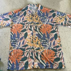 Floral button up, purchased at Zara